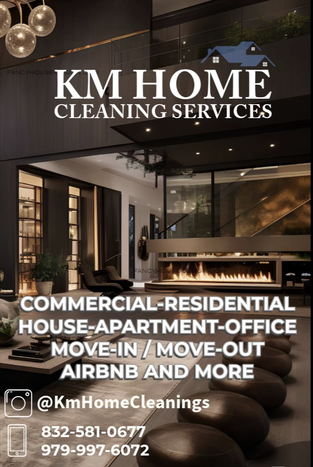Logo for KM Home Cleaning Services 