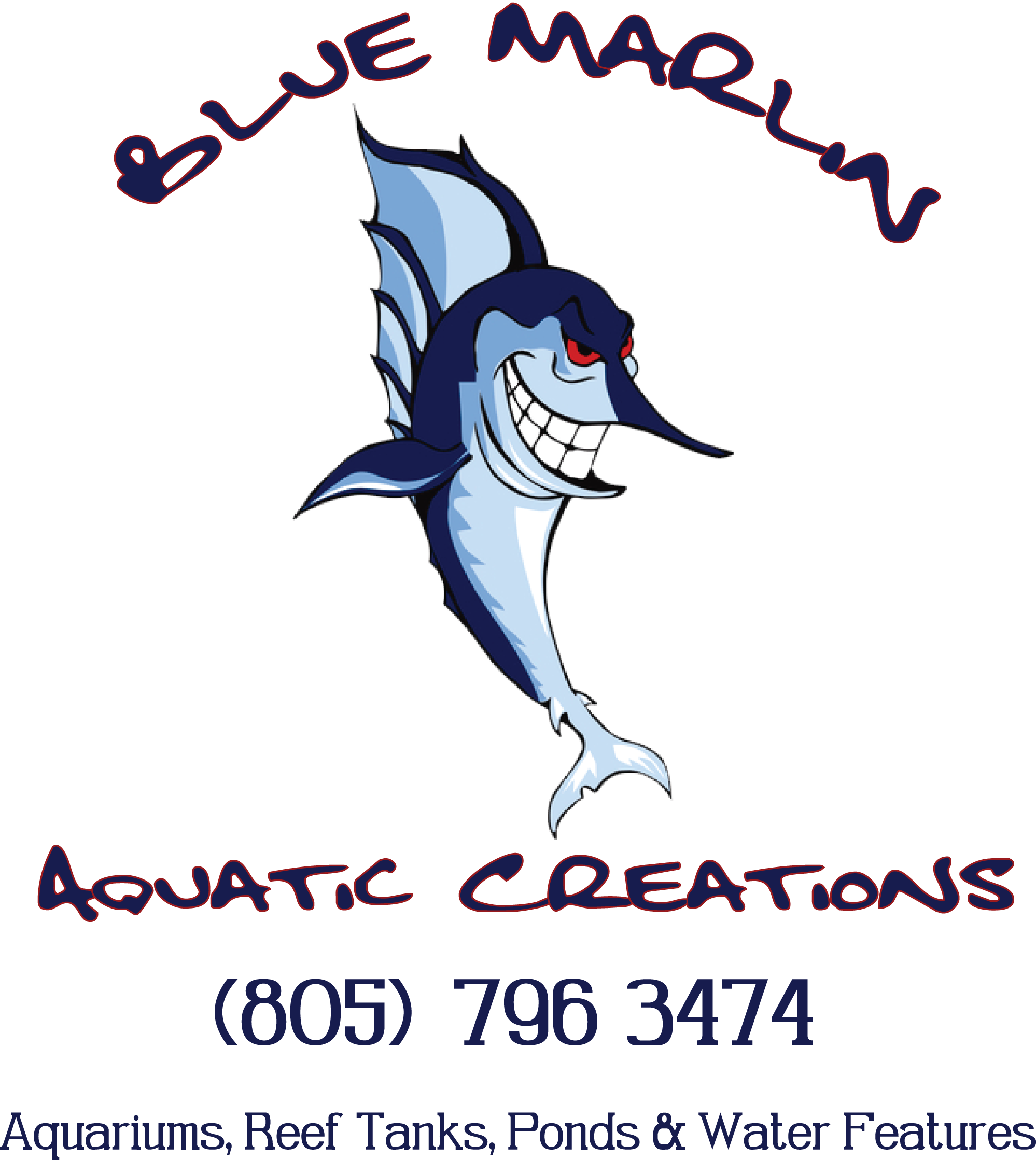 Logo for Blue Marlin Aquatic Creations