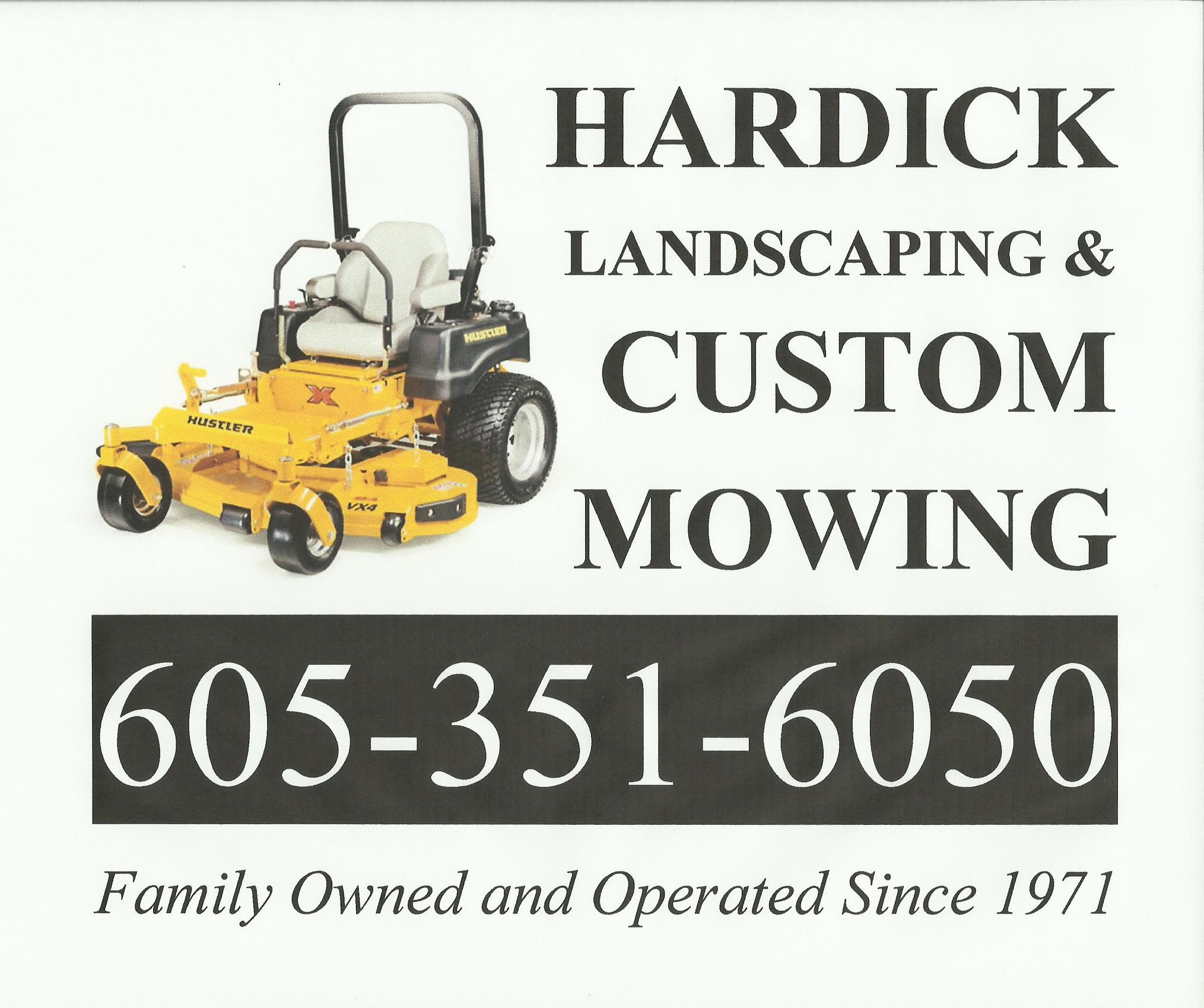 Hardick Landscaping & Custom Mowing logo