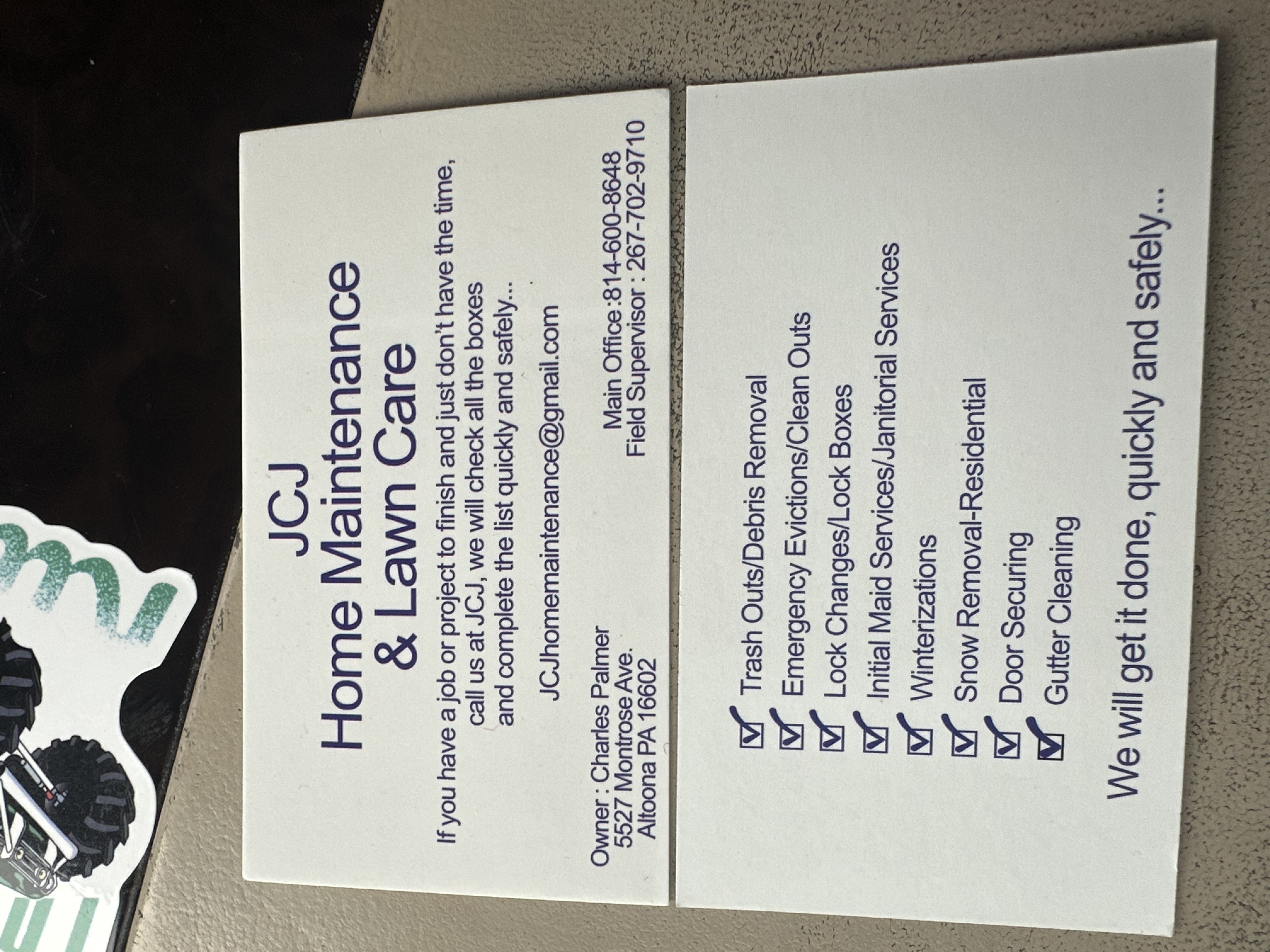 Avatar for JCJ Home Maintenance & Lawn Care