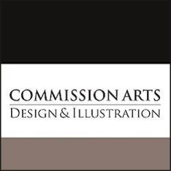 Commission Arts Design & Illustration logo