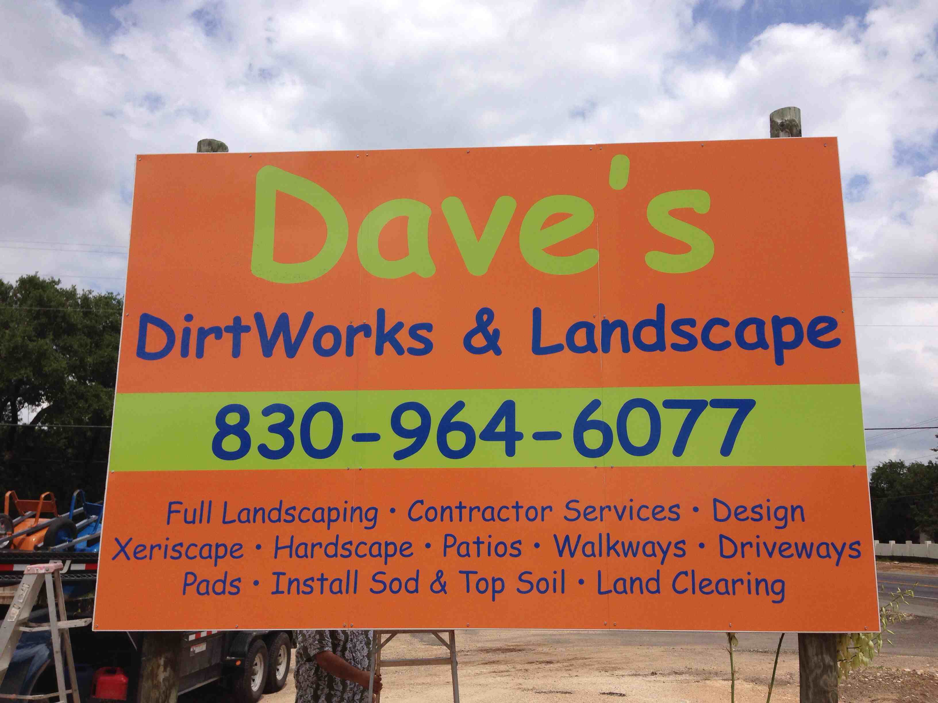 Logo for Dave's DirtWorks & Landscape