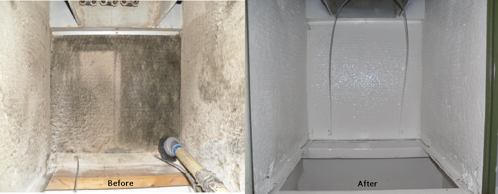 Duct Cleaning Before and After
