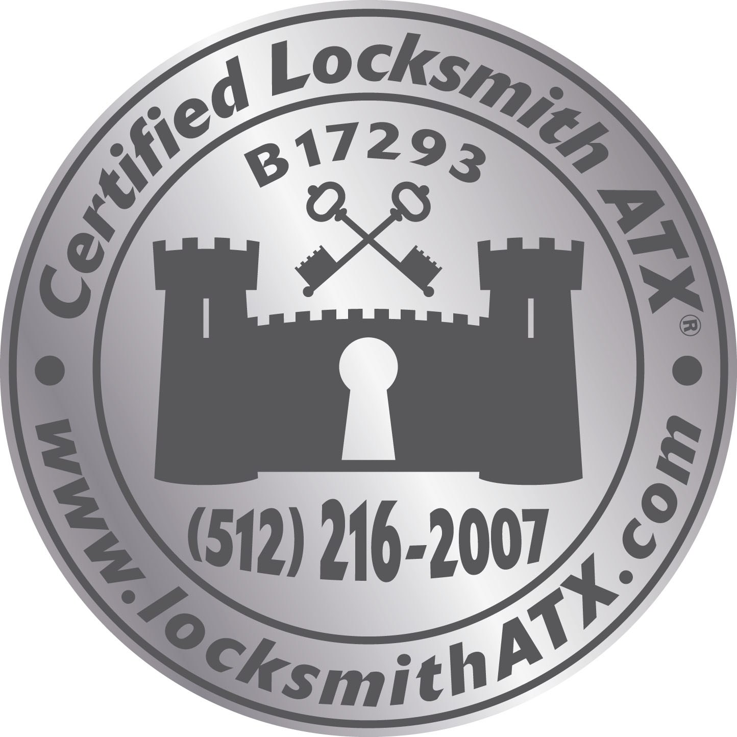Logo for CERTIFIED LOCKSMITH ATX ®