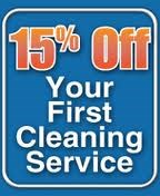 15% OFF First Cleaning
