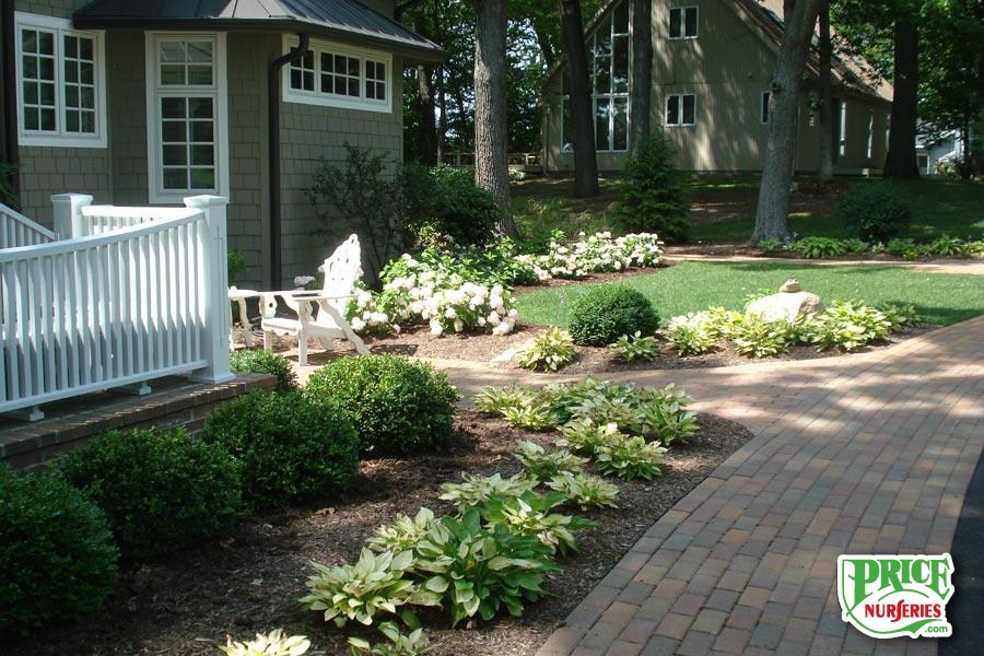 Residential Landscaping with Paver Walkway