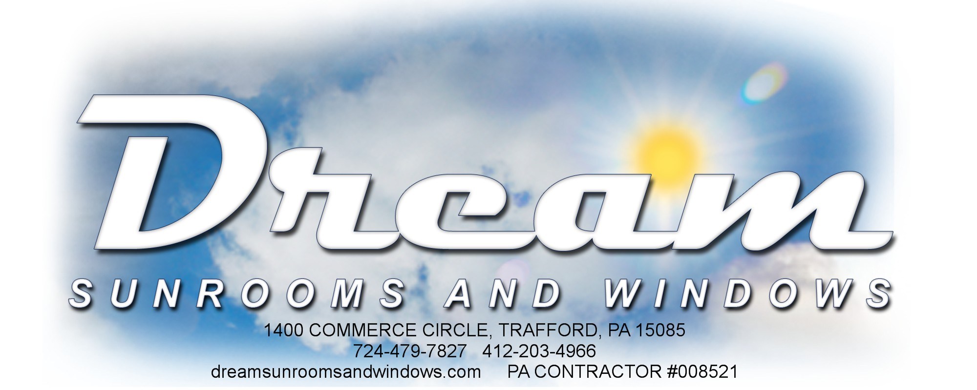 Logo for Dream Sunrooms and Windows
