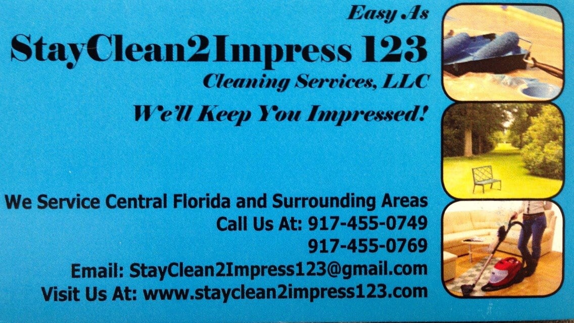 Avatar for Stayclean2impress, Easy as 1-2-3 LLC.