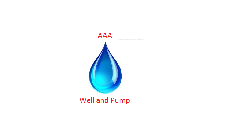 AAA well and pump logo
