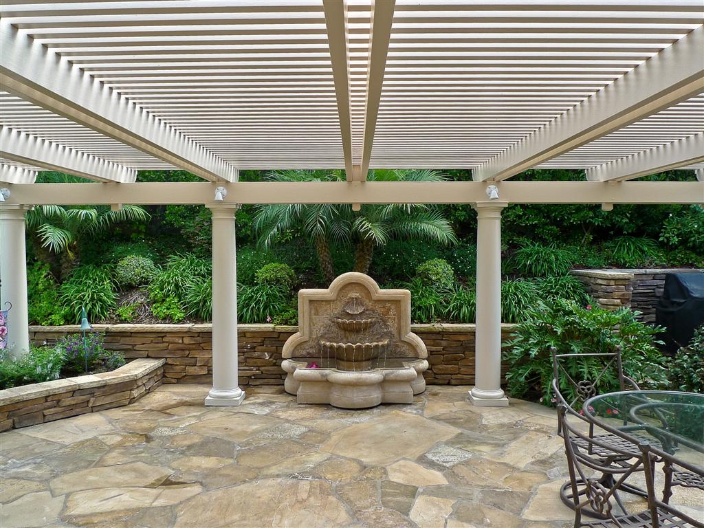 Open Lattice Patio Cover