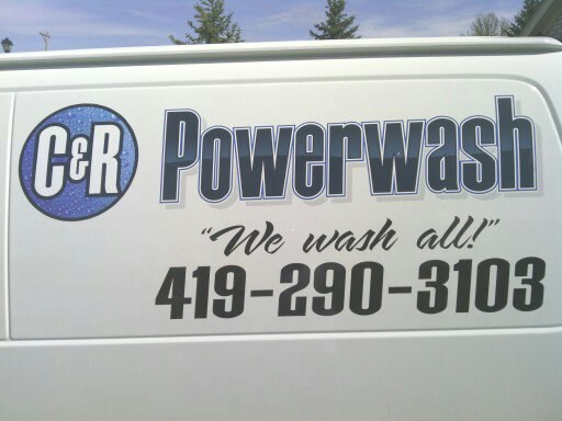 C&R Power Wash logo