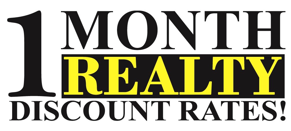 1 MONTH REALTY logo