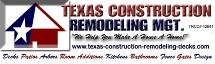 Logo for Texas Construction Remodeling Mgt