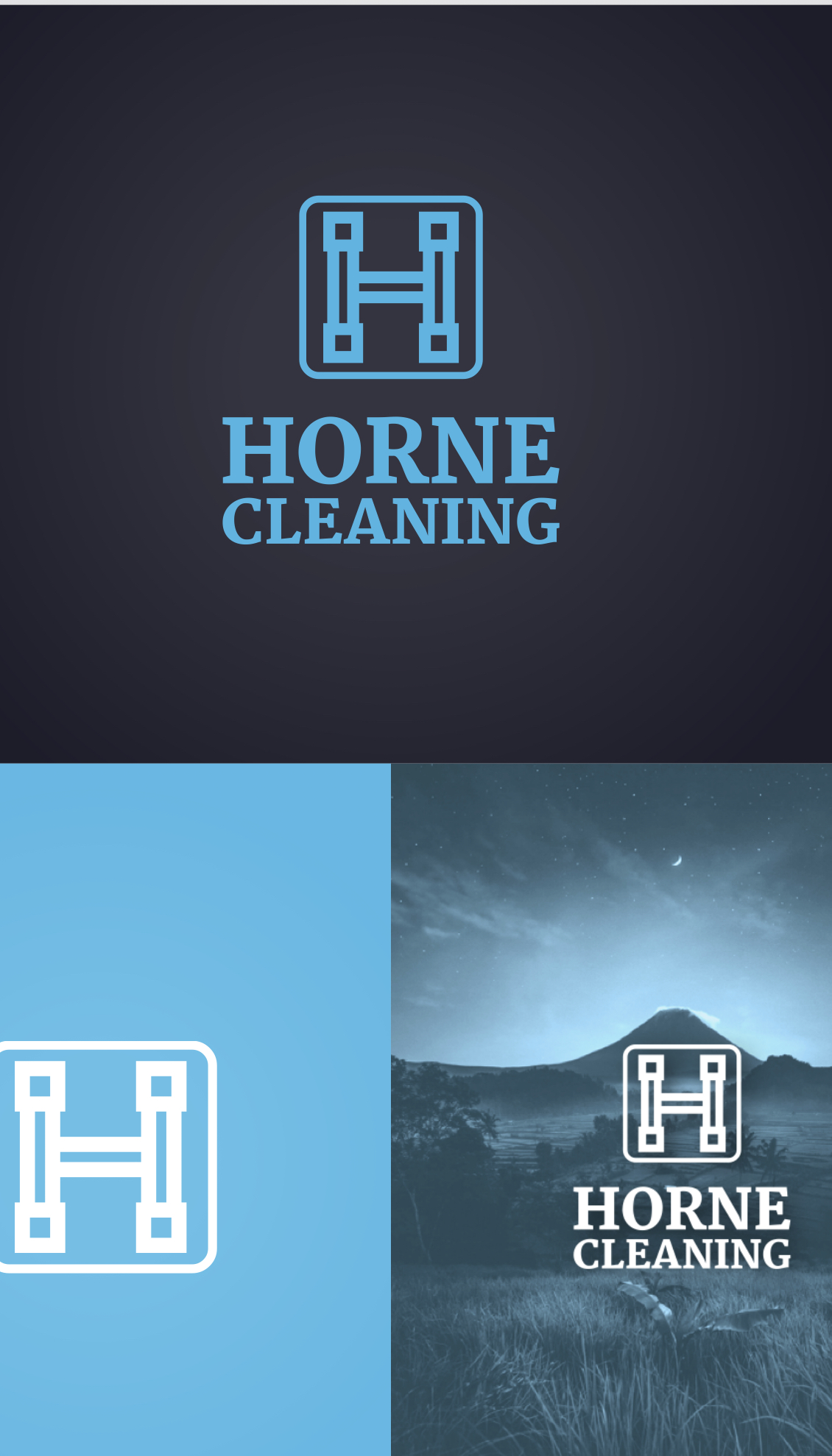 Horne Cleaning  logo