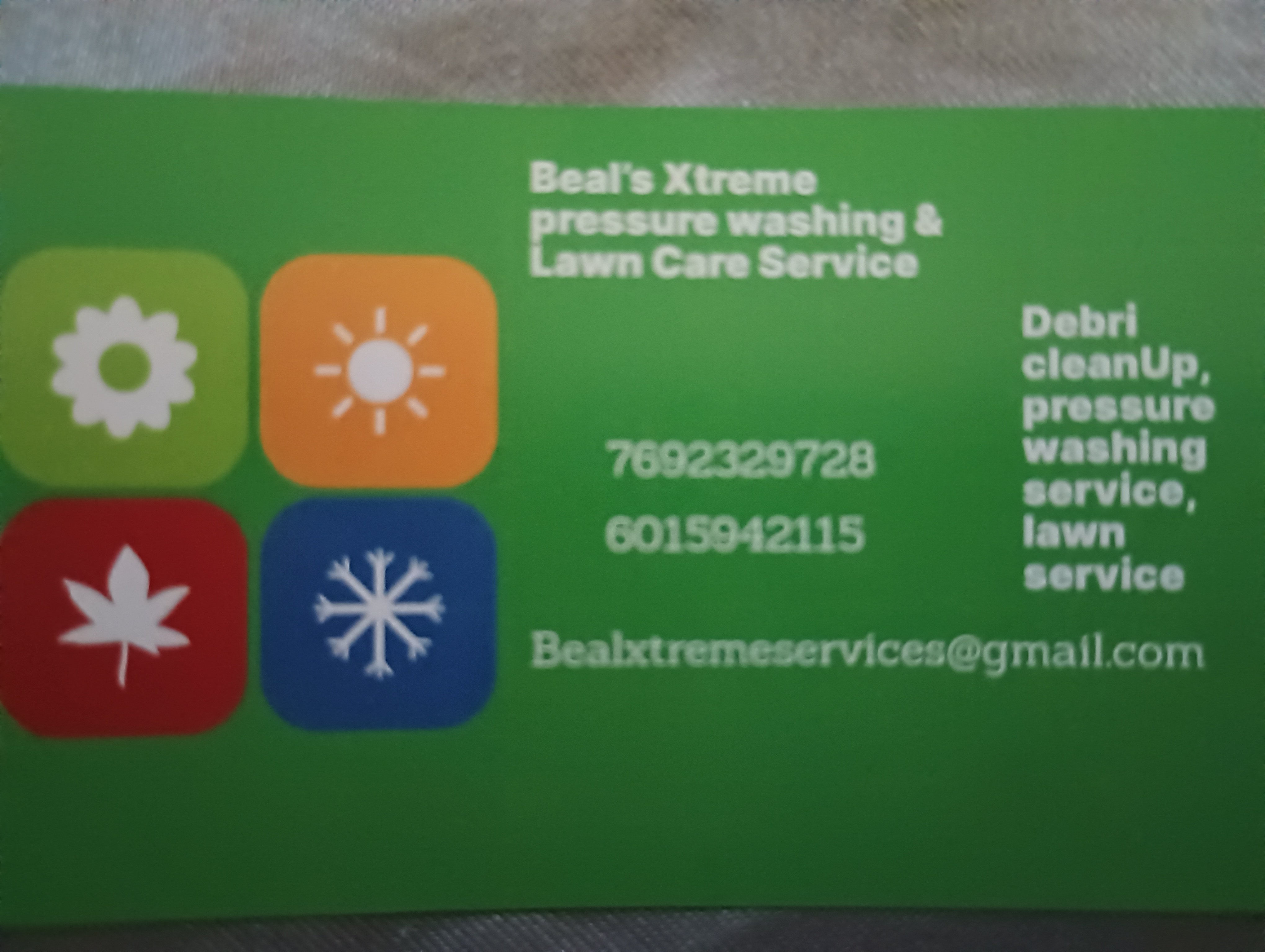 Avatar for Beal's Xtreme pressure washing and lawn service 