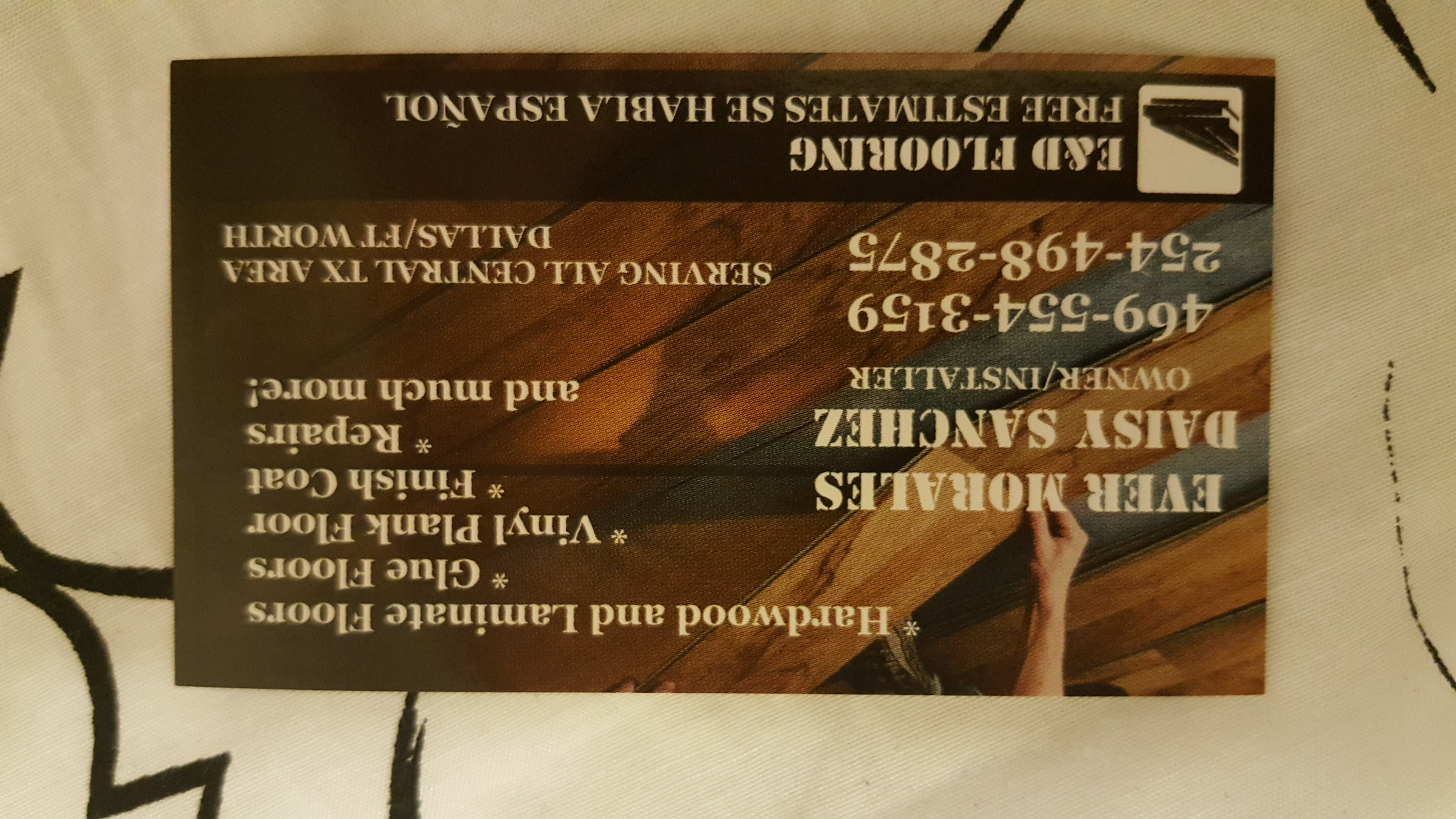 E&D FLOORING SERVICES logo