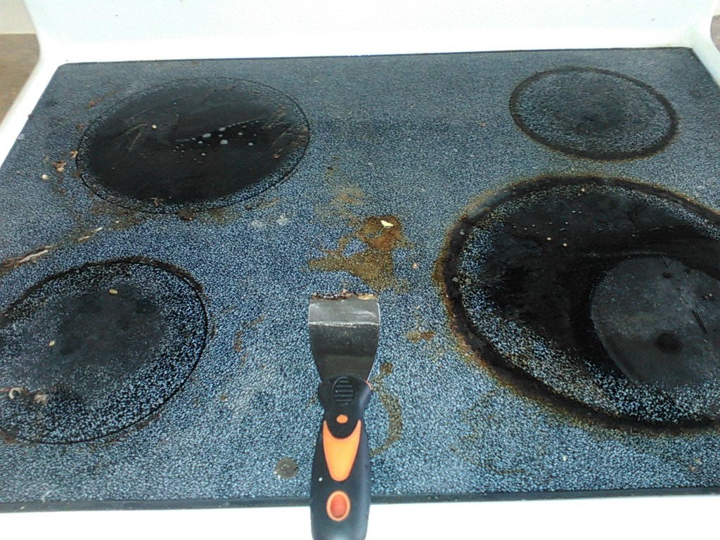 stove before