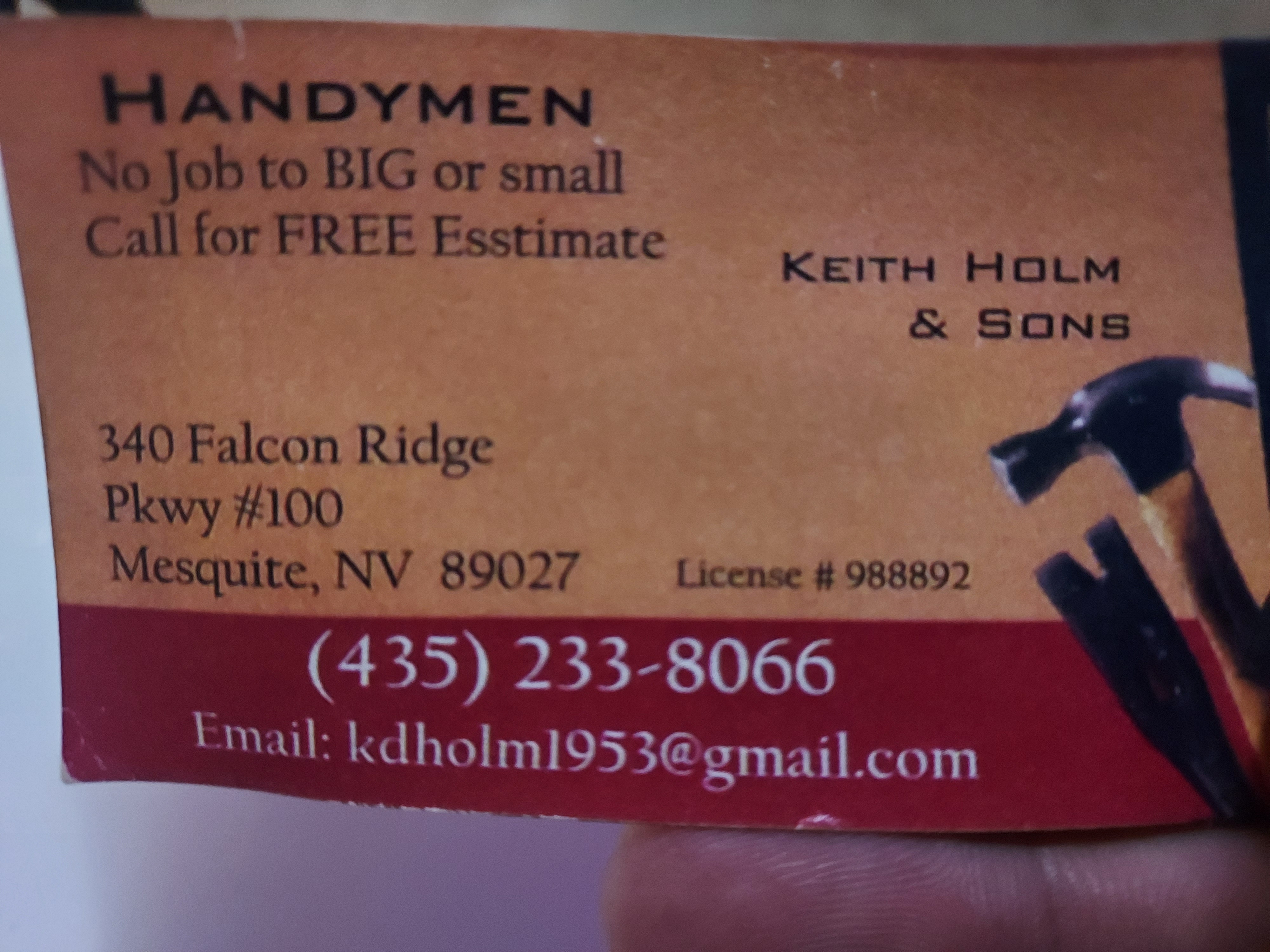 Avatar for Keith Holm Handyman & Sons