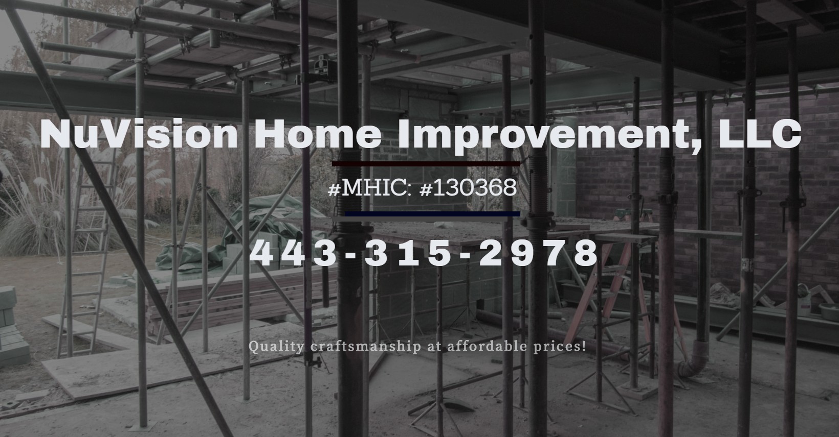 Logo for NuVision Home Improvement, LLC