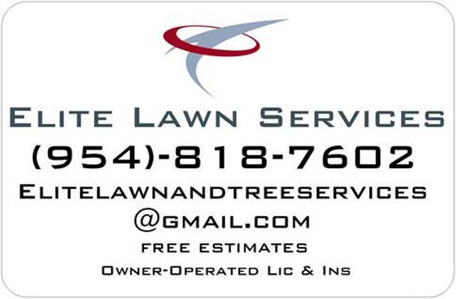 Elite Lawn Service logo
