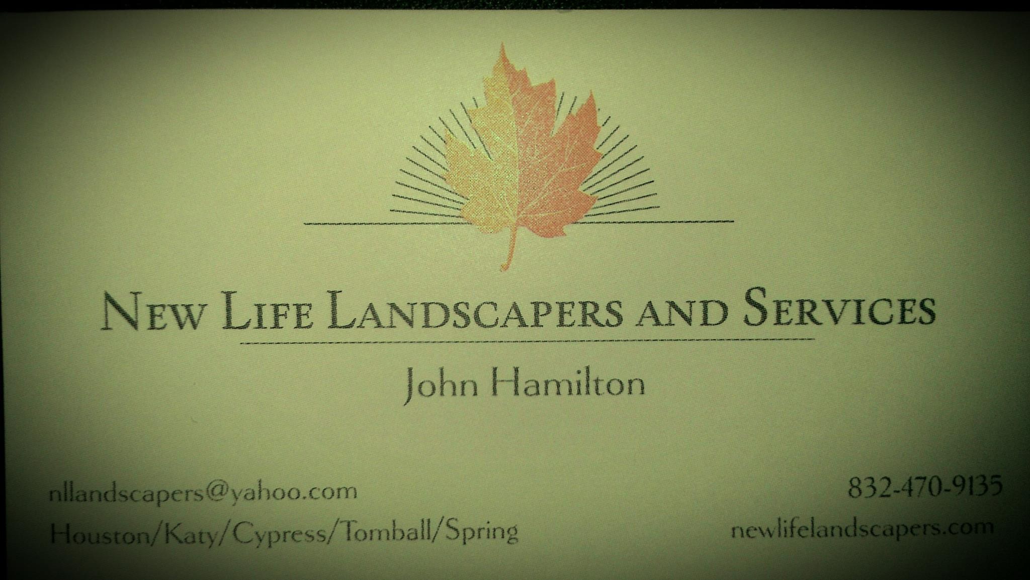 New Life Landscapers and Services logo