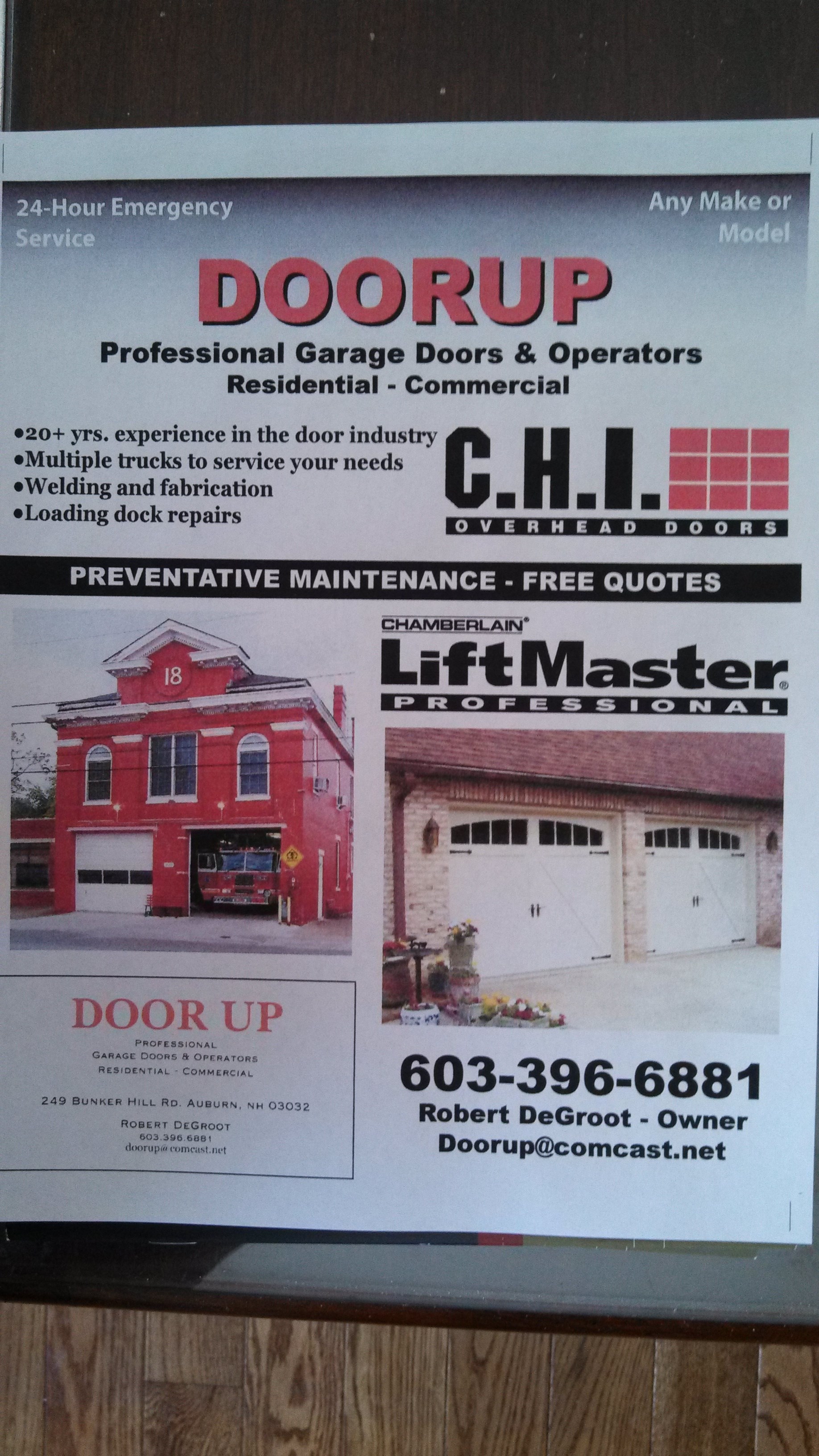 Door Up logo
