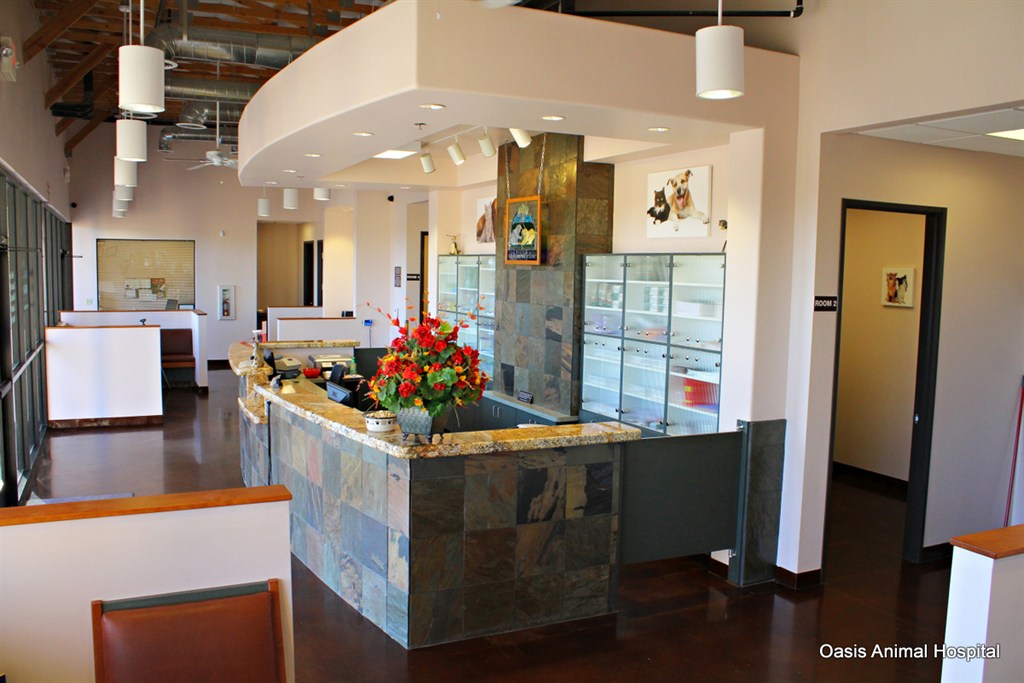 Reception area