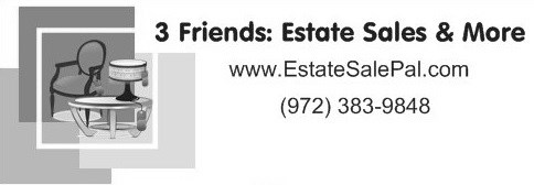 Logo for 3 Friends Estate Sales & More