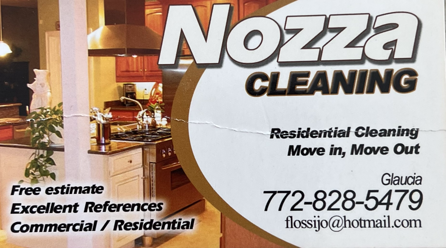 Logo for Nozza Cleaning Service