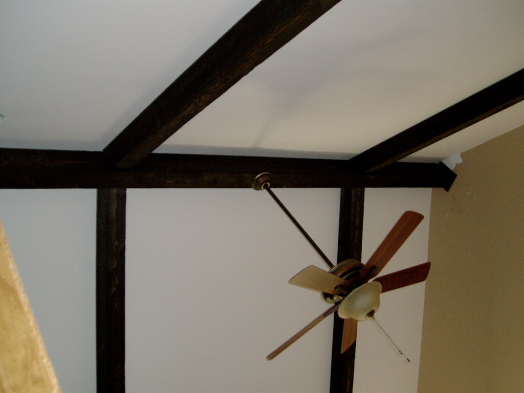 stained beams