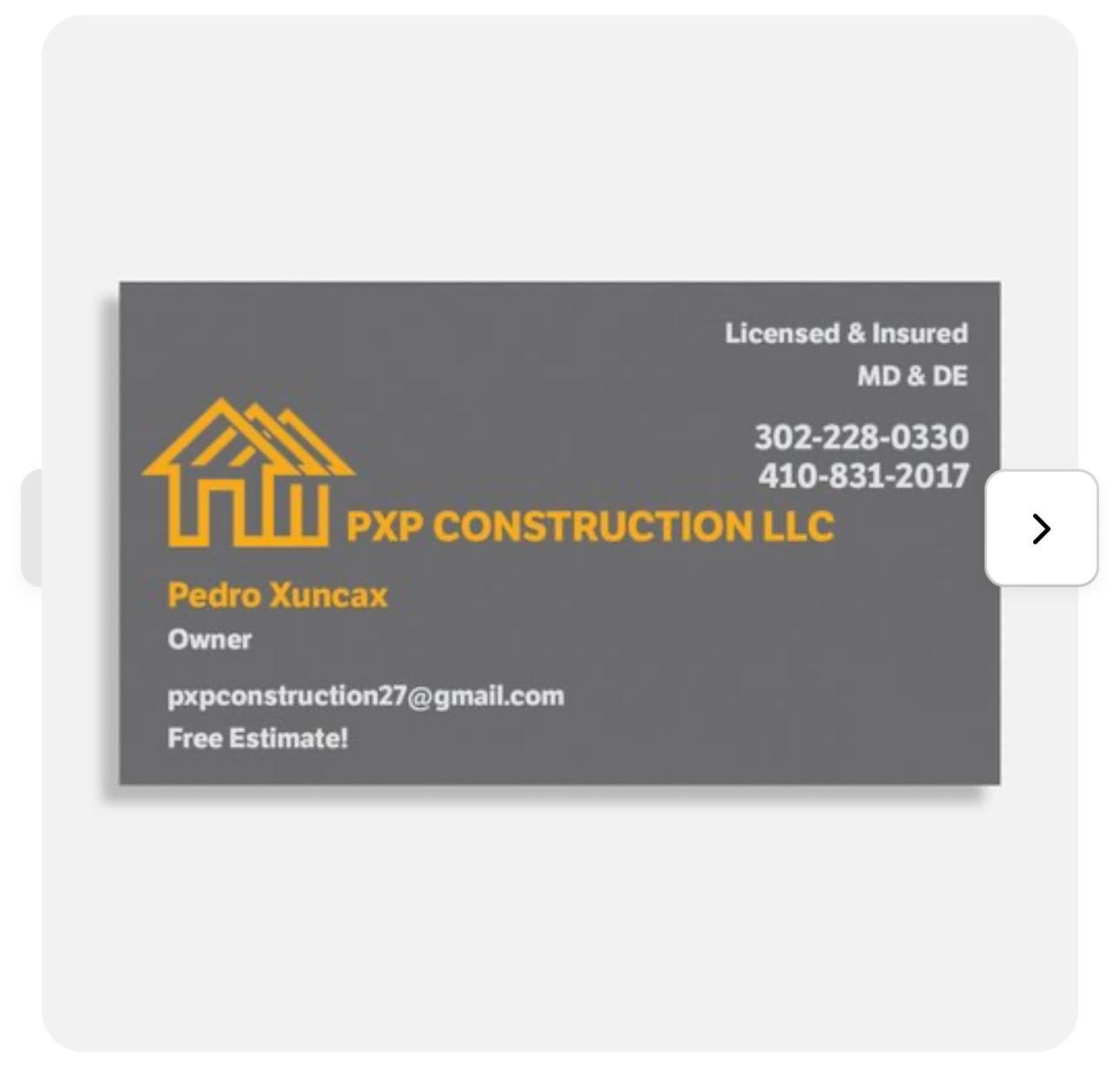 Avatar for PXP CONSTRUCTION LLC 