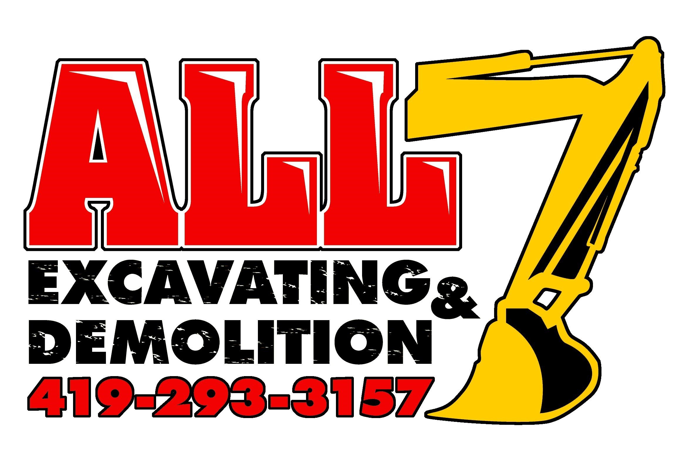 ALL Excavating & Demolition logo