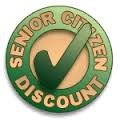 Always 10% OFF for Seniors (65 & over)