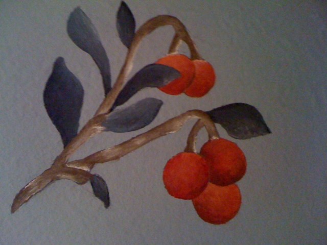 Hand painted border
