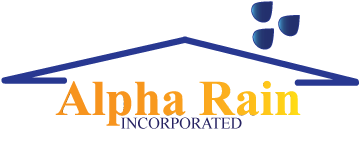 Logo for Alpha Rain Metal Roofing