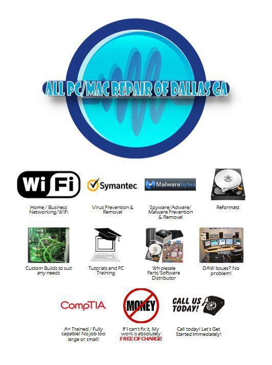 All PC/Mac Repair of Dallas, GA logo
