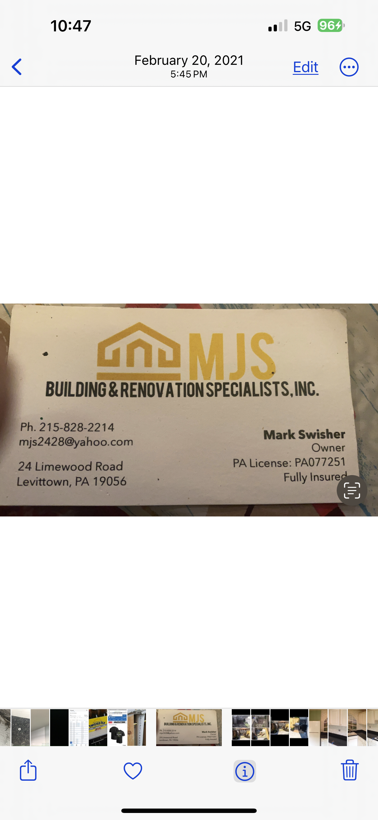 Avatar for Mjs building and renovation specialist