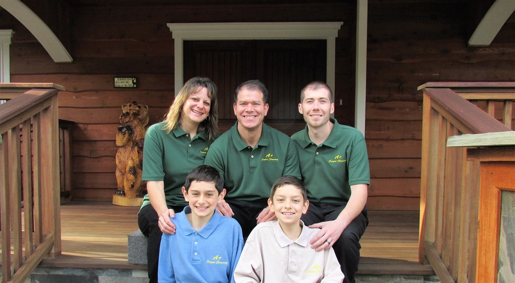 The A+ Carpet Cleaning Team