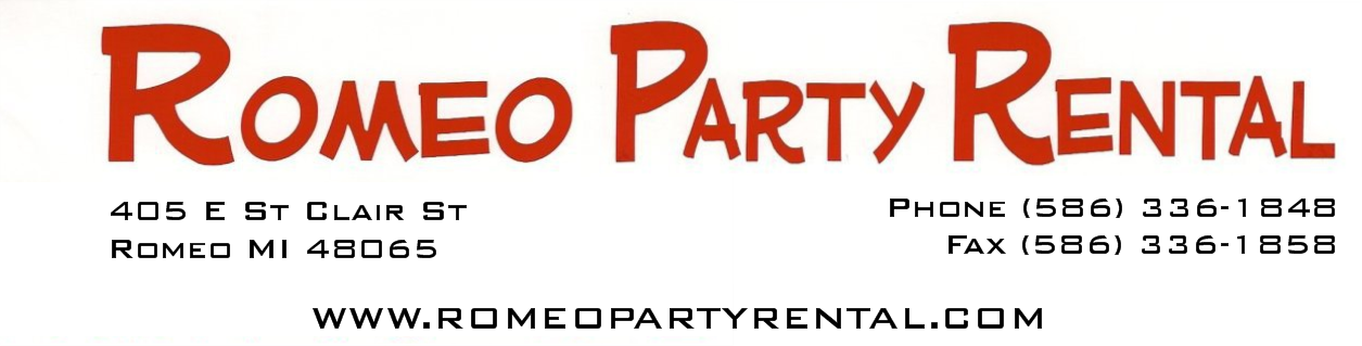 Logo for ROMEO PARTY RENTAL