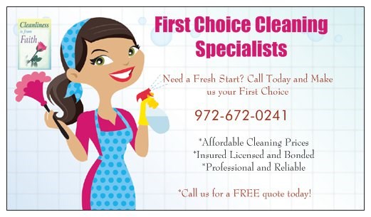 First Choice Cleaning Specialists logo
