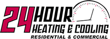 24 Hour heating & cooling logo