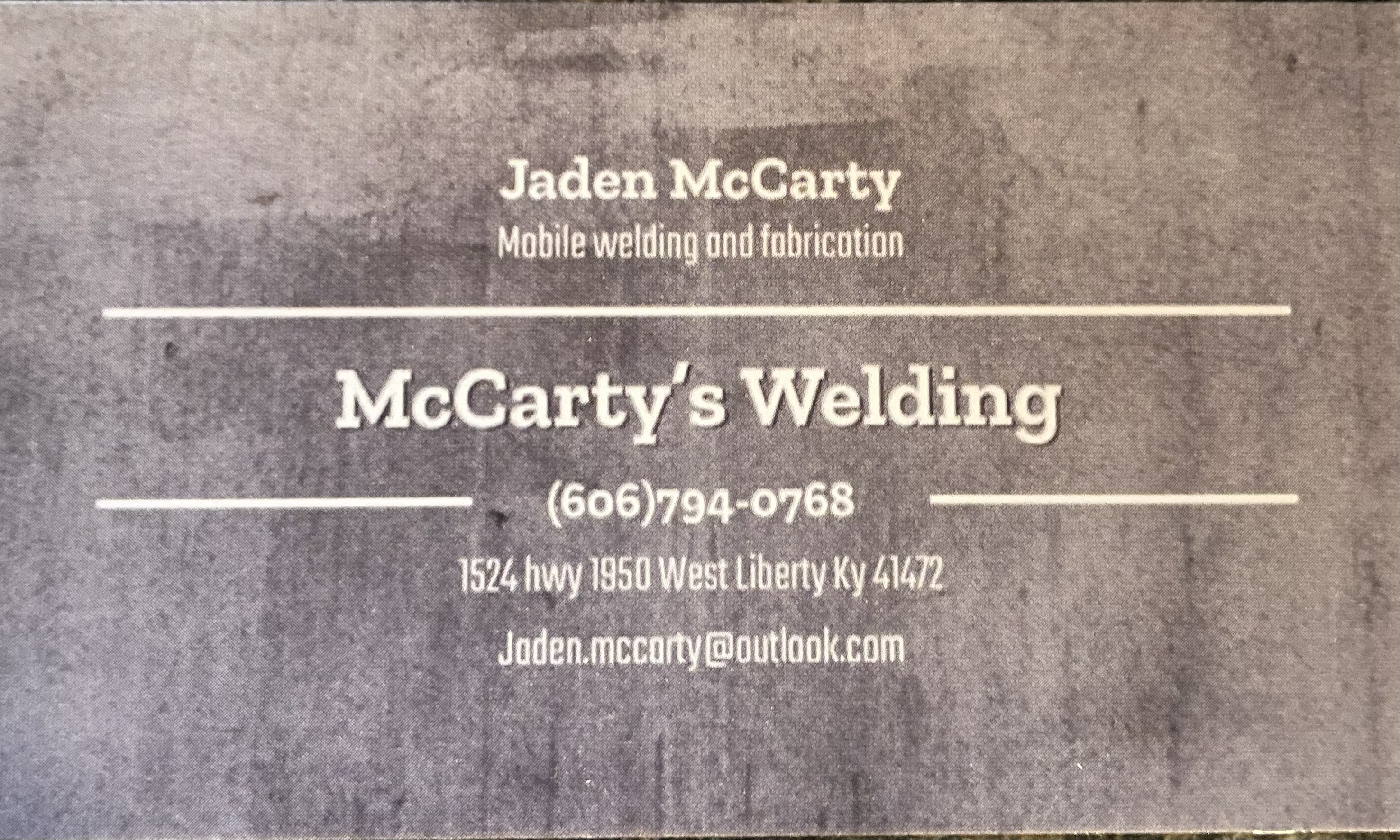 Avatar for McCartys Welding