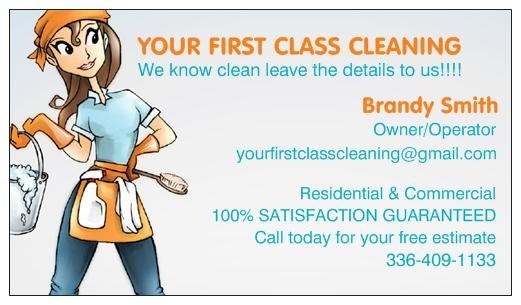 Your First Class Cleaning logo