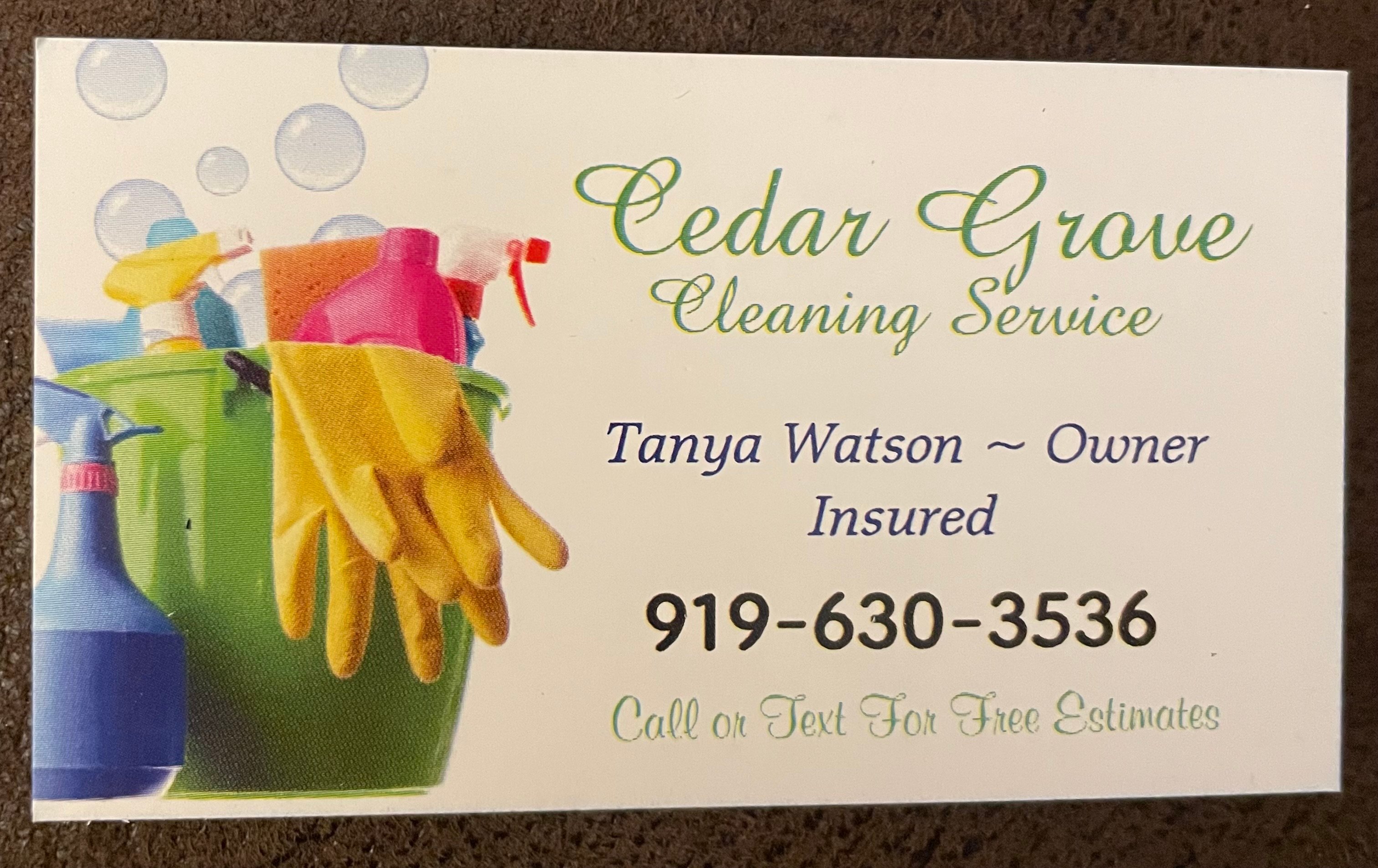 Avatar for Cedar Grove Cleaning Service