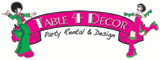 TABLE 4 DECOR RENTALS logo
