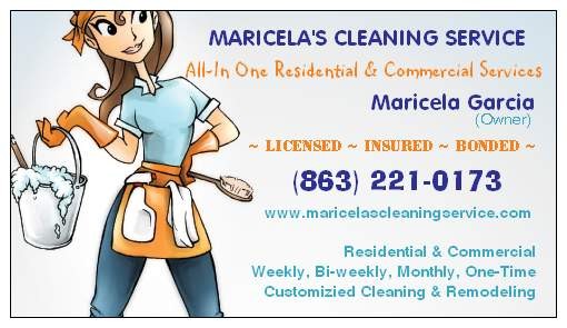 MARICELA'S ALL-IN ONE CLEANING SERVICE logo