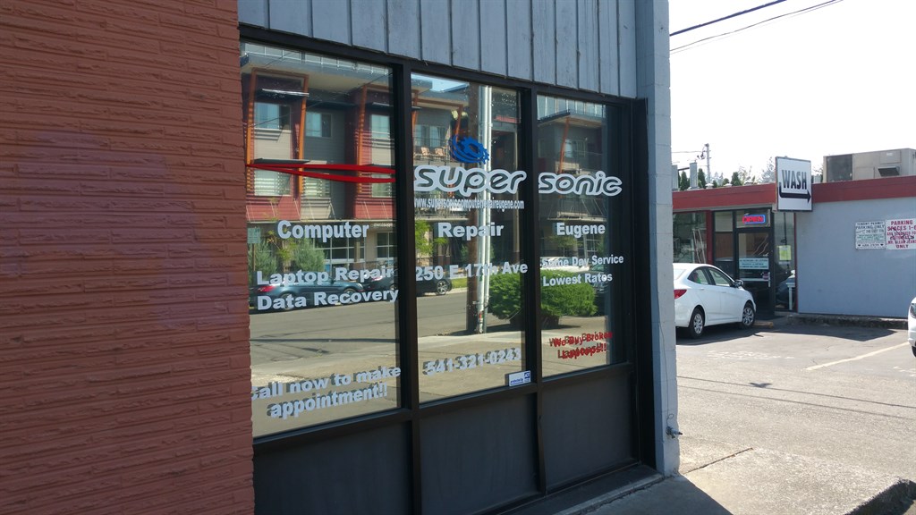 Front of store