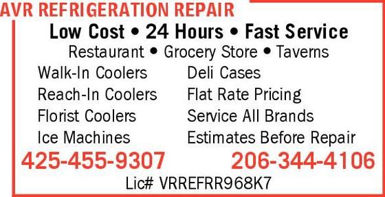 AVR Commercial Refrigeration Repair logo