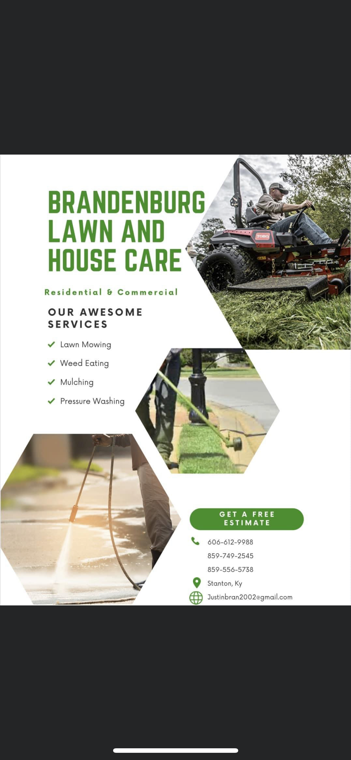 Avatar for brandenburg lawn & house care