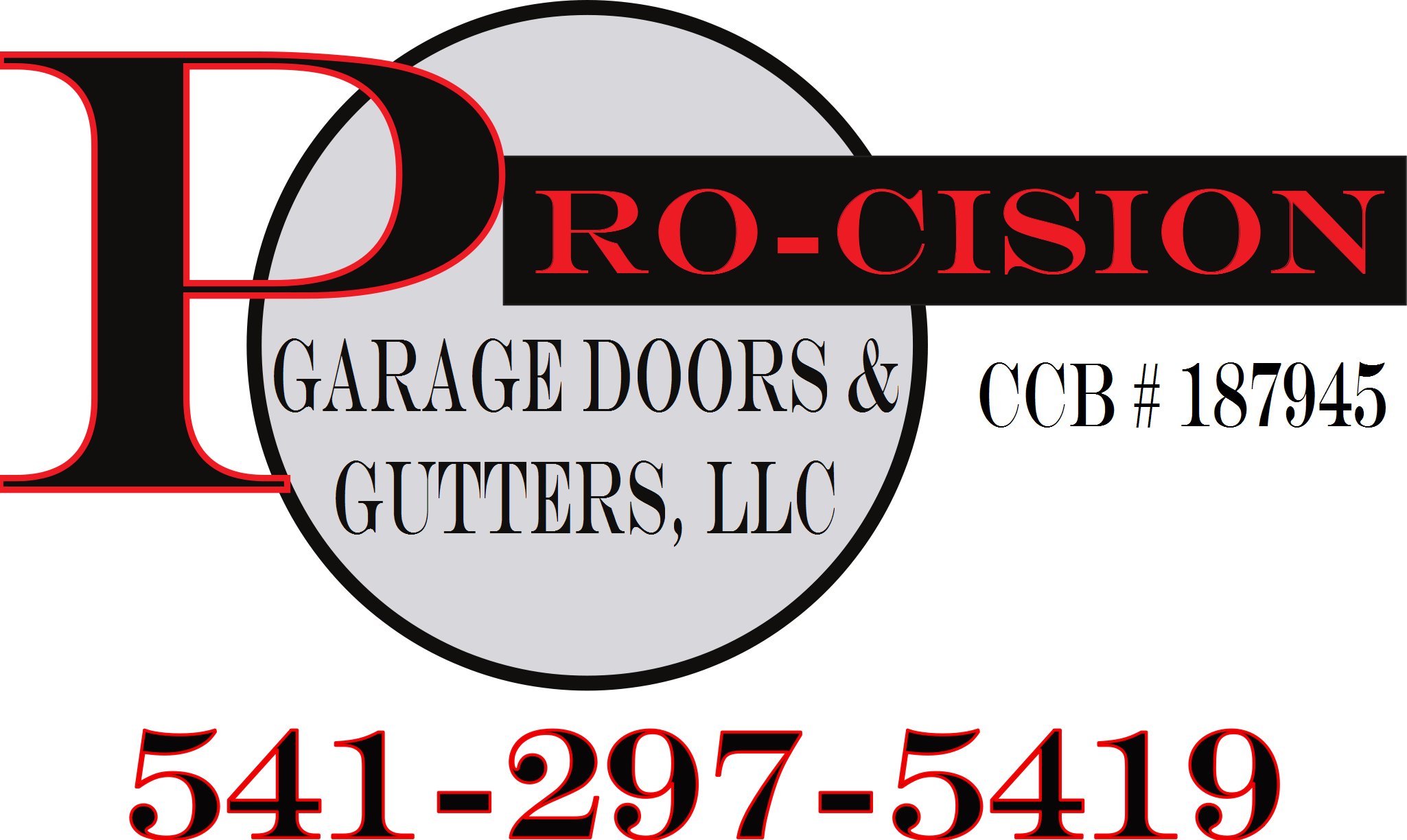 Pro-Cision Garage Doors & Gutters, LLC logo